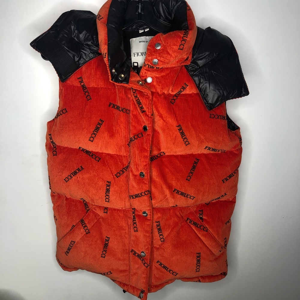 Fiorucci puffer orange vest -SZ S.